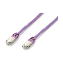 EQUIP Cable Patch Cat6A S/FTP 2xRJ45 20m Púrpura LSZH 605659