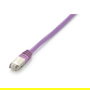 EQUIP 605659 Patchkabel Cat6A S/FTP 20m RJ-45 a RJ-45 Lila para 10 Gigabit Ethernet PoE+ Plug and Play