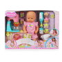Nenuco Nfn43000 - Nenuco, ¿Qué Comemos Hoy? Muñeca Bebé Interactiva de 42 cm con Accesorios de Cocina para Juego de Imitación, A Partir de 3 Años