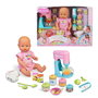 Nenuco Nfn43000 - Nenuco, ¿Qué Comemos Hoy? Muñeca Bebé Interactiva de 42 cm con Accesorios de Cocina para Juego de Imitación, A Partir de 3 Años