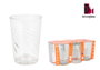La Mediterranea Set de 6 Vasos de Vidrio Eivissa 'Waves' 200 ml (8 Cajas) extravertsing