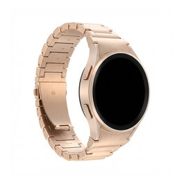 PEDEA Titan Armband 20mm para Samsung Galaxy Watch 4 / Watch 5 / Watch 6 - Correa de titanio en color oro rosa
