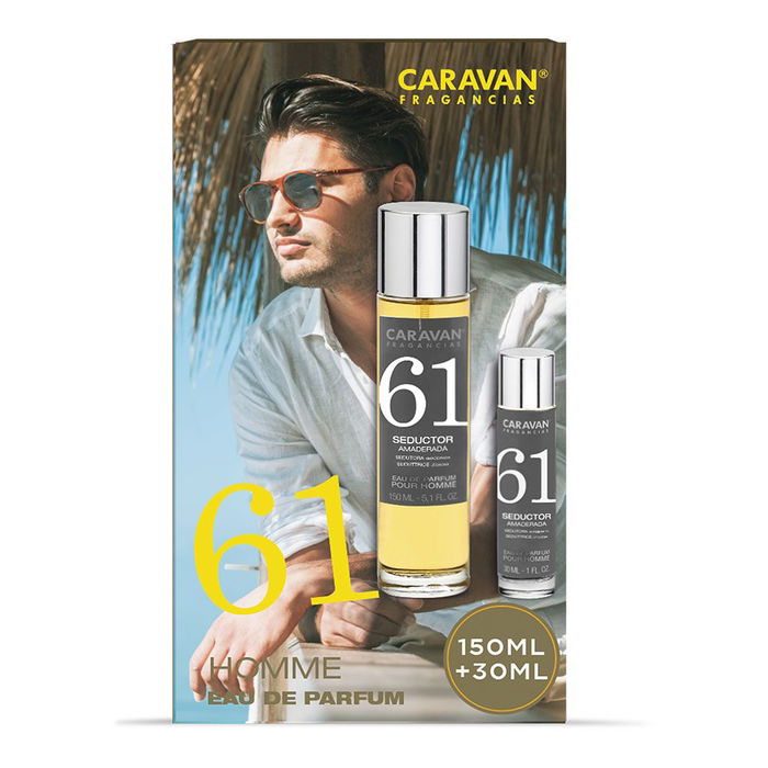 Caravan Estuche Eau de Parfum nº 61 Duplo 150 + 30 ml Caballero Caravan Estuche Eau de Parfum nº 61 Duplo 150 + 30 ml Caballero