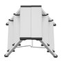 Hailo D60 StandardLine Escalera de tijera de doble cara 2x3 escalones