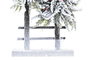 DKD Home Decor Árbol Navidad Tradicional Blanco Rosa PVC LED 23 x 45 x 10 cm (2 Unidades)
