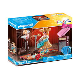 PLAYMOBIL Cantante de Musica Country Family Fun 71184 Juego de Figuras para Niños +4 Años con Idiomas