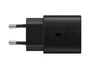 Samsung EP-TA800 Cargador de Pared 25W Carga Rápida Adaptador Corriente + Cable USB-C a USB-C 1m Negro Compatible Galaxy S10 5G A80 A70