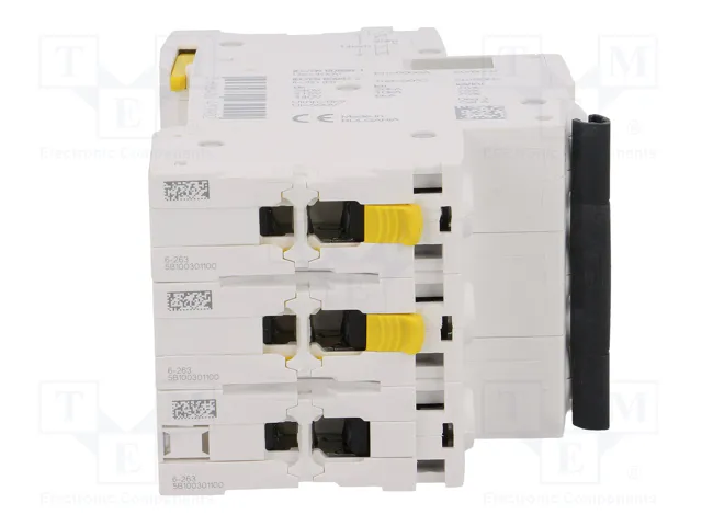 SCHNEIDER ELECTRIC Interruptor magnetotérmico iC60N 10A 3 polos Caract B SCHNEIDER ELECTRIC Interruptor magnetotérmico iC60N 10A 3 polos Caract B
