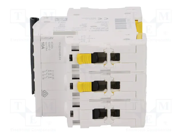 SCHNEIDER ELECTRIC Interruptor magnetotérmico iC60N 10A 3 polos Caract B SCHNEIDER ELECTRIC Interruptor magnetotérmico iC60N 10A 3 polos Caract B