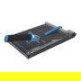 GENIE GMA4 Guillotina de Palanca para Papel, A4, Capacidad 12 Hojas, 80 g/m², Color Negro/Azul