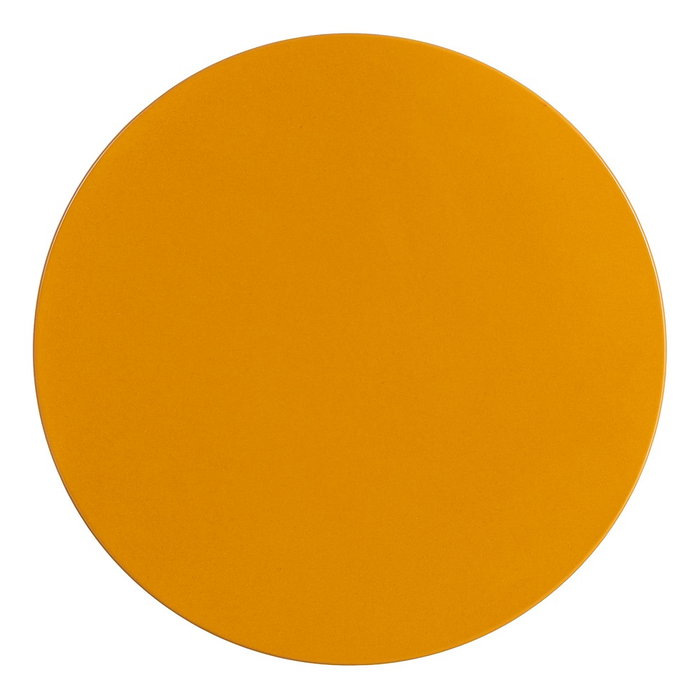 Mesa Auxiliar Mostaza Metal Decoración 33 X 33 X 47 cm