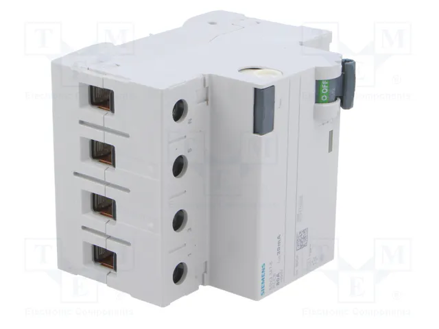 SIEMENS 5SV3347-6 Interruptor diferencial 80A 30mA 3+N