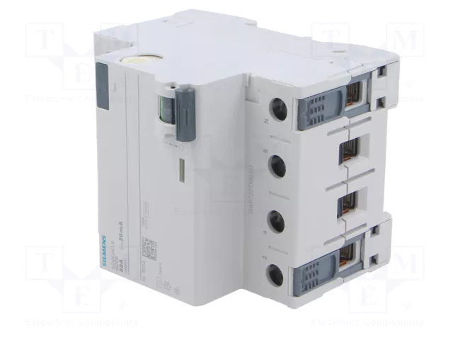 SIEMENS 5SV3347-6 Interruptor diferencial 80A 30mA 3+N