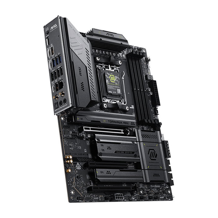 MSI Placa Base AMD X870E MAG X870E TOMAHAWK MAX WiFi ATX - Socket AM5, DDR5-SDRAM hasta 256GB, 4x M.2, Wi-Fi 7, Bluetooth 5.4, 5GbE MSI Placa Base AMD X870E MAG X870E TOMAHAWK MAX WiFi ATX - Socket AM5, DDR5-SDRAM hasta 256GB, 4x M.2, Wi-Fi 7, Bluetooth 5.4, 5GbE