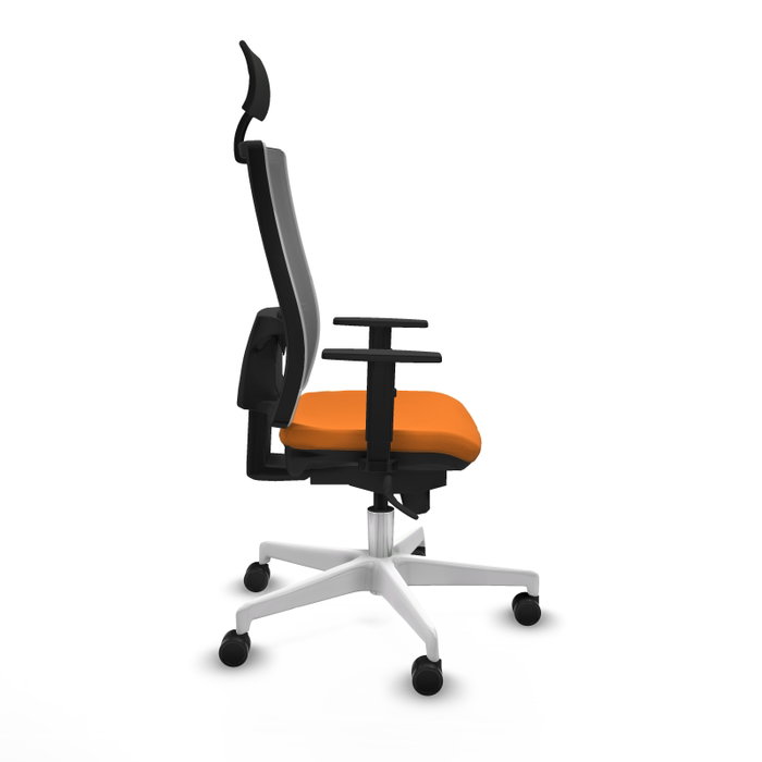 PIQUERAS Y CRESPO Silla de oficina Horna Naranja y Gris PIQUERAS Y CRESPO Silla de oficina Horna Naranja y Gris