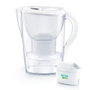 Brita Jarra filtrante Marella blanca 2,4l con 2 filtros Maxtra Pro