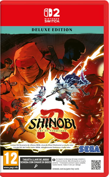 Sega Shinobi: Art of Vengeance Deluxe Edition (Game-Key Card) Sega Shinobi: Art of Vengeance Deluxe Edition (Game-Key Card)