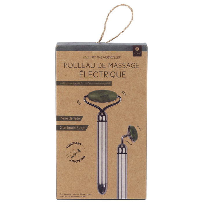 Cosmetic Club Masajeador Eléctrico Jade Verde Metal