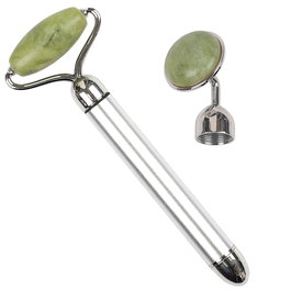 Cosmetic Club Masajeador Eléctrico Jade Verde Metal