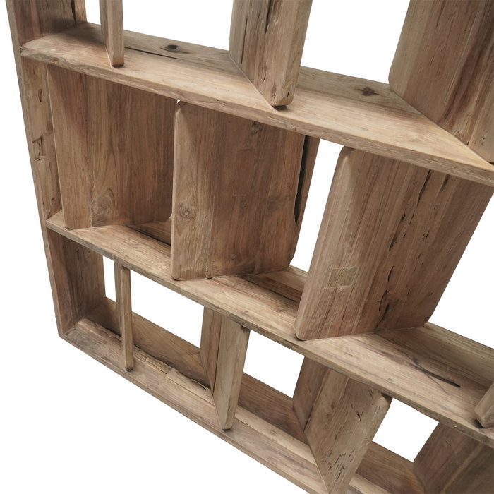 DKD Home Decor Estantería de Teca Reciclada Natural 124x20x210