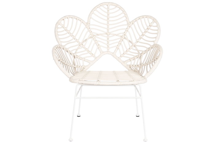 DKD Home Decor Silla Terraza Y Jardin Blanco 67 x 86 x 76 cm (2 Unidades)