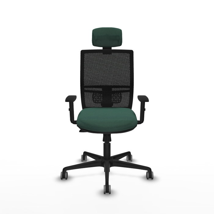 PIQUERAS Y CRESPO Silla de oficina Yunquera Verde botella con mecanismo Sincro/Traslack PIQUERAS Y CRESPO Silla de oficina Yunquera Verde botella con mecanismo Sincro/Traslack