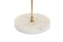 DKD Home Decor Globo Terráqueo Rosa, Blanco y Dorado con Base de Mármol