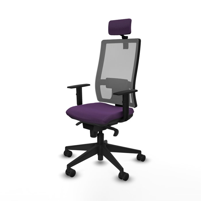 PIQUERAS Y CRESPO Silla de oficina Horna Morada con mecanismo Sincro PIQUERAS Y CRESPO Silla de oficina Horna Morada con mecanismo Sincro