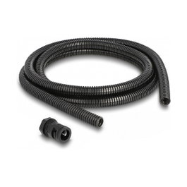 DeLOCK Funda protectora de cable 2 m x 13 mm con 2 x PG9 Schlauchverschraubung Negro