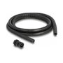 DeLOCK Funda protectora de cable 2 m x 13 mm con 2 x PG9 Schlauchverschraubung Negro