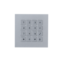 Dahua (DHI-VTO4202F-MK) Módulo con Teclado para Videoportero Exterior Modular Serie VTO4202F 100x100mm Plata