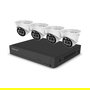Foscam FNA108E-T4-2T Kit de Cámaras de Vigilancia 4K con Grabador, 4 Cámaras, Negro