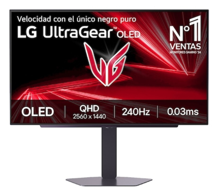 LG UltraGear 27GX704A-B Monitor Gaming OLED 27 pulg. QHD 240Hz LG UltraGear 27GX704A-B Monitor Gaming OLED 27 pulg. QHD 240Hz