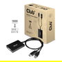 Club 3D Adaptador DisplayPort a DVI-D Activo Dual Link CAC-1010, Conector Macho/Hembra, 0.6 m, 3840x2160 Pixeles, USB Con Alimentación, Negro y Blanco