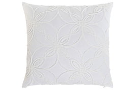 DKD Home Decor Cojín de Poliéster Blanco 60x60 cm