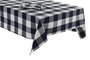 DKD Home Decor Mantel Azul Blanco 150x150 cm Set 5 Algodón Poliéster Hecho a Mano Cuadros