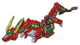 Playmates Mighty Morphin Power Rangers Thunderzord Figura Red Dragon
