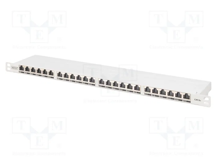 Digitus Patch Panel CAT 6A de Alta Densidad 24 Puertos 0.5U