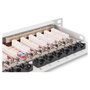 Digitus Patch Panel de Interconexión CAT 6A Clase EA Apantallado Alta Densidad 24 Puertos Chapado en Oro Montaje Rack 0.5U Gris
