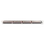 Digitus Patch Panel de Interconexión CAT 6A Clase EA Apantallado Alta Densidad 24 Puertos Chapado en Oro Montaje Rack 0.5U Gris