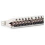 Digitus Patch Panel de Interconexión CAT 6A Clase EA Apantallado Alta Densidad 24 Puertos Chapado en Oro Montaje Rack 0.5U Gris
