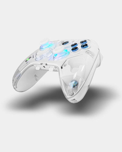 Krom Krystal Gamepad Inalámbrico Transparente RGB Krom Krystal Gamepad Inalámbrico Transparente RGB