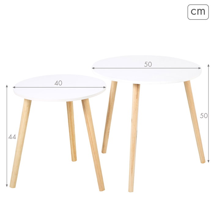MAX HOME-SET 2MESAS AUX REDOND