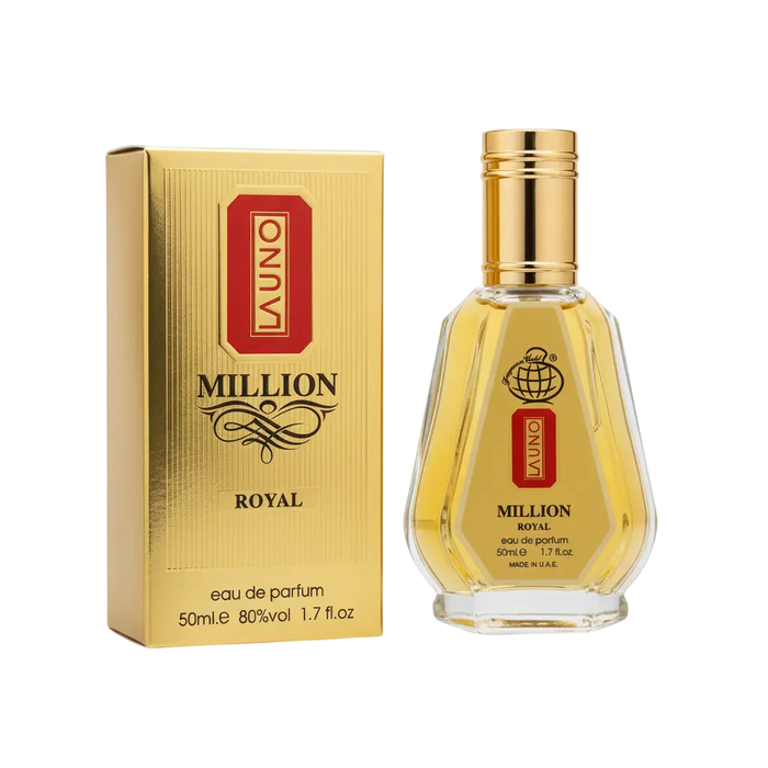 Fragrance World La Uno Million Royal Agua de perfume para hombres 50 ml Fragrance World La Uno Million Royal Agua de perfume para hombres 50 ml