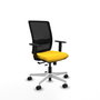 PIQUERAS Y CRESPO Silla de oficina Haches Amarillo y Negro