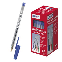 Boligrafo Dohe Basic 1.0 Mm Azul (Set de 50)