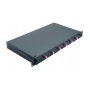 Helos LWL 19 pulg. Spleissbox 6 x LC Duplex OM4, Negro