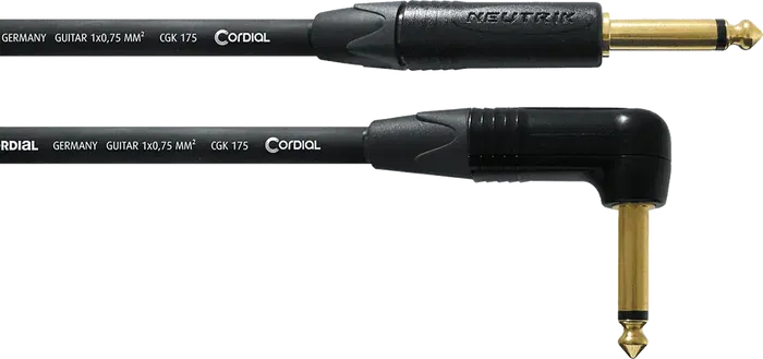 Cordial Cable de Guitarra Jack Recto/Acodado 6 Metros Cordial Cable de Guitarra Jack Recto/Acodado 6 Metros