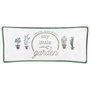 Home Deco Factory Plato-Fuente Little Market Cristal Decorado Natural Healthy Little Garden 22,5x10 cm