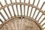 DKD Home Decor Decoración de pared de Ratán y Bambú Sol Natural 80x80 cm